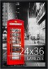 24x36 Poster Frame Black Display 24 x 36 Inch Photo Picture Frame for Wall gallery