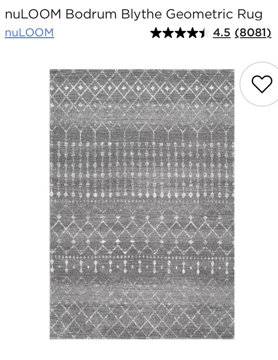 nuLoom 2x3 Area Rug BODRUM Dark Grey New/sealed gallery