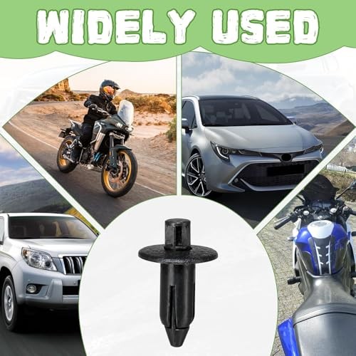 10 Pcs Tailgate Molding Rivet Retainers Clips Compatible with Ford F150 F250 gallery