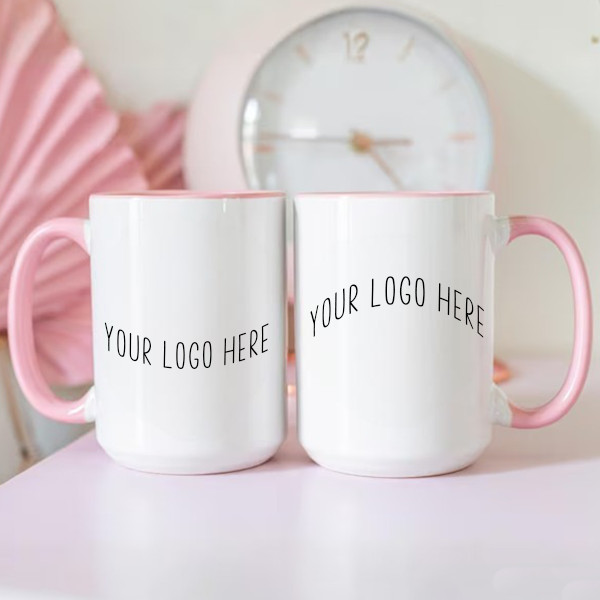 Custom Logo Coffee Mug, Branded Business Cup, Corporate Gifts 11oz 15oz gallery