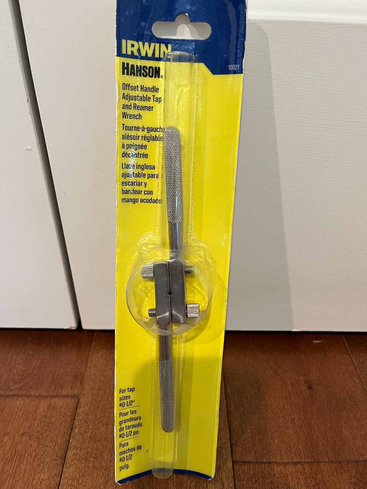 Irwin 12021 Offset Adjustable Tap Handle & Reamer Wrench for tap sizes #0-1/2" gallery