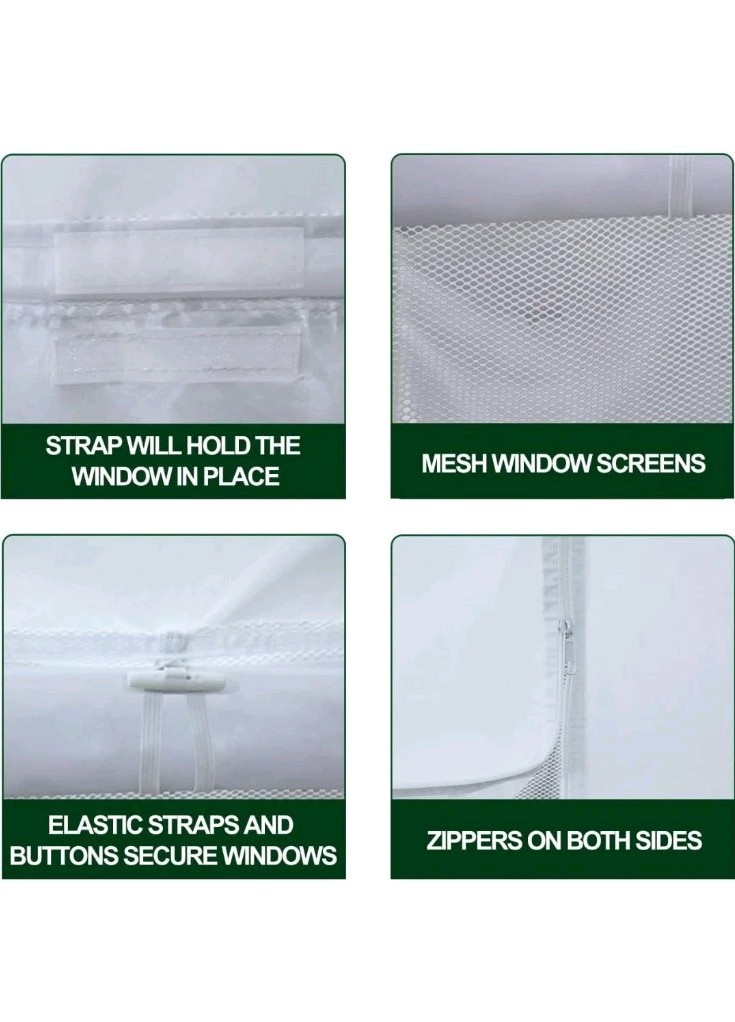 Zippered Walls For 10x20 Replace Canopy EurMax Sidewall Kit Four Walls Only gallery