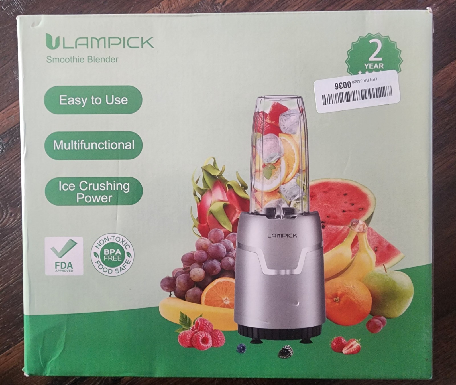 Lampick Smoothie Blender, 1300W Personal Blender for Smoothies, Shakes and Nutri gallery