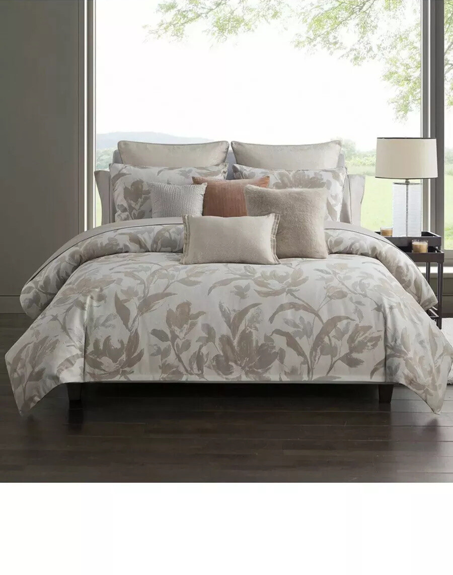 New Highline Bedding Co. Jacqueline Jacquard Full/Queen Duvet Cover Set 3pc gallery
