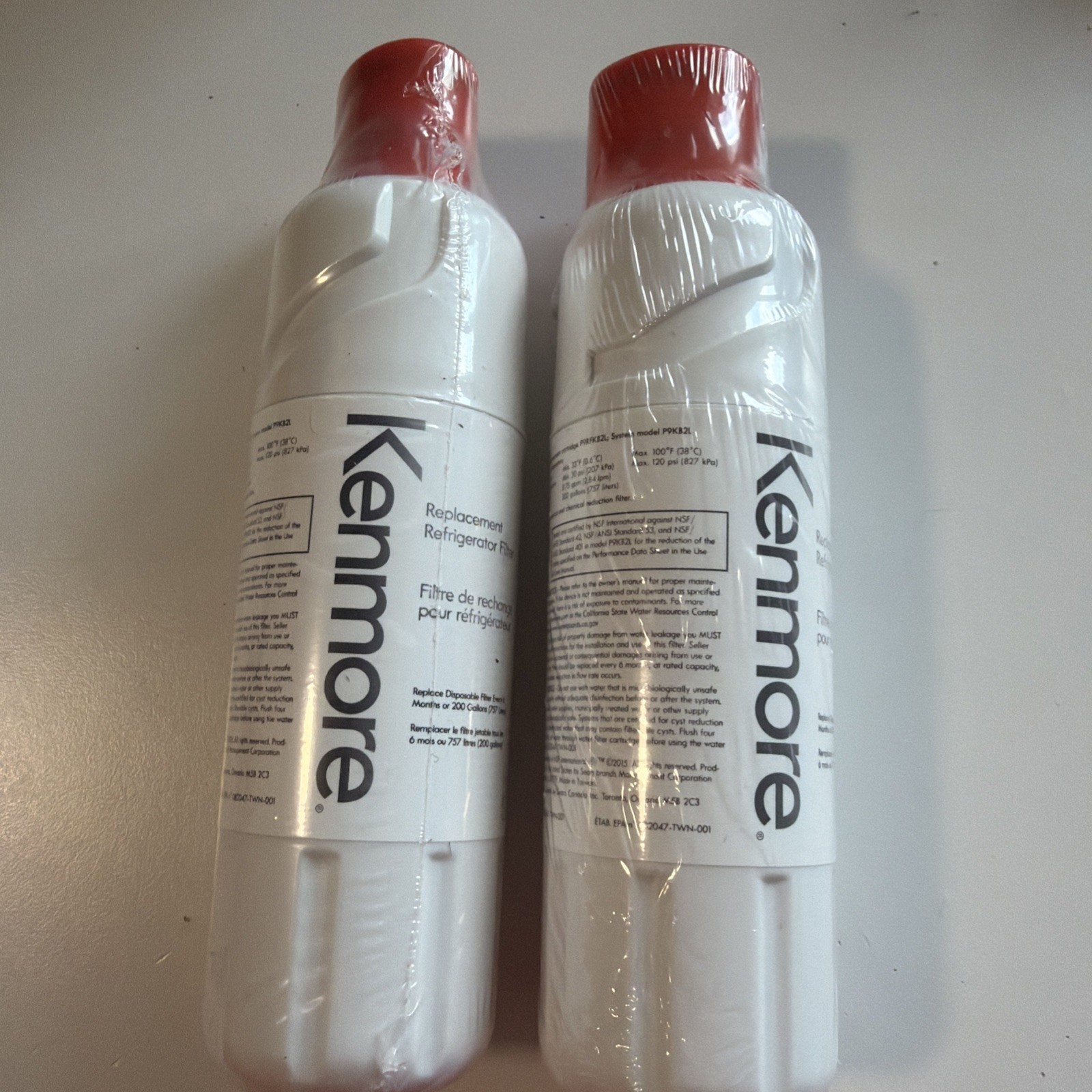 2Pcs Kenmore 9082 Replacement Refrigerator Water Filter gallery
