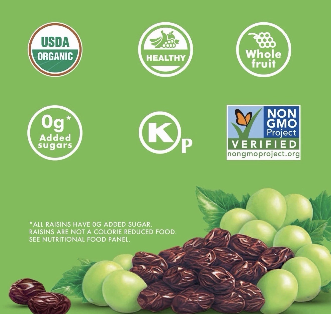 Sun Maid Organic California Sun-Dried Raisins 2 Bags-2 Lb, Total 4 Lbs gallery