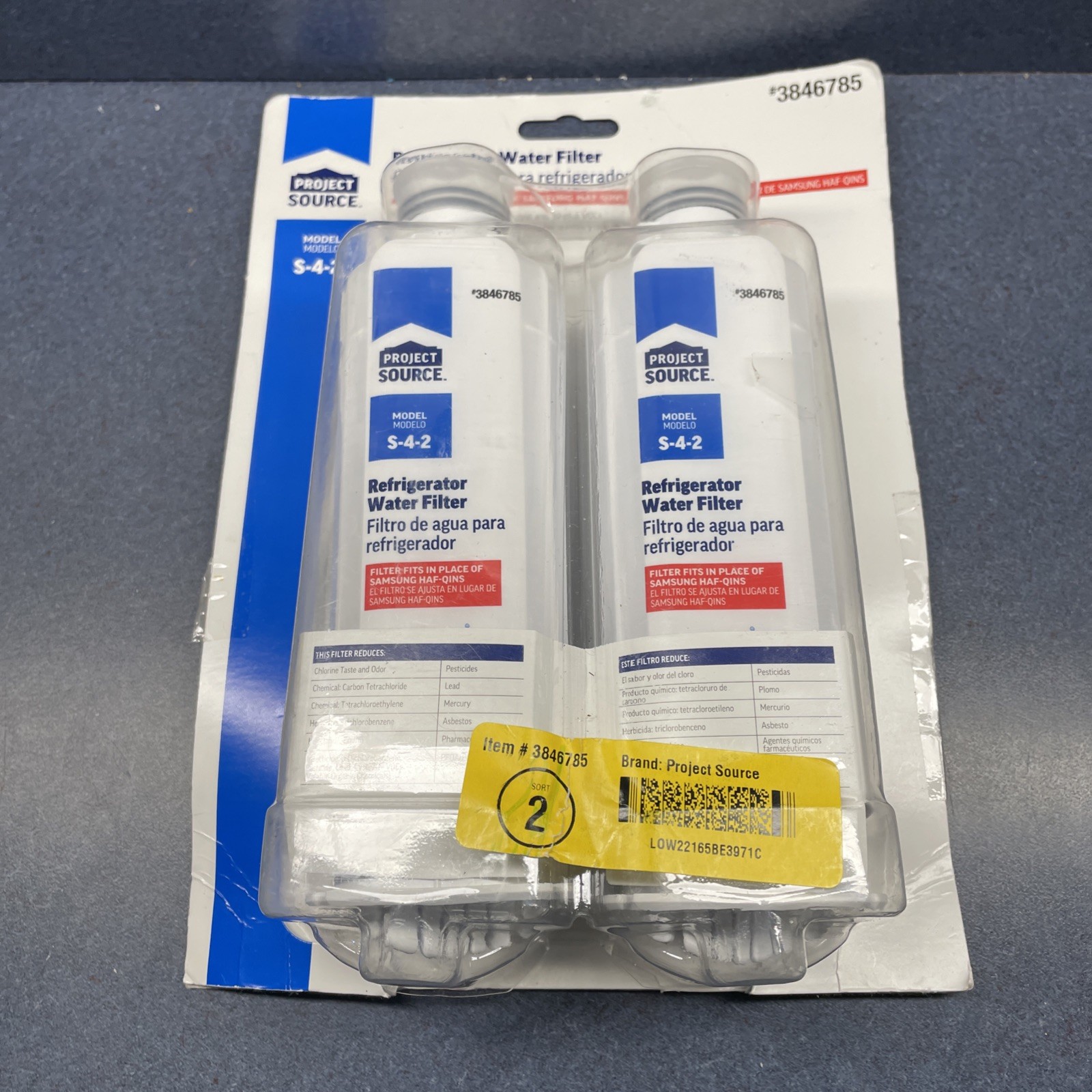 (2) Project Source Refrigerator Water Filters #3846785 (Samsung HAF-QINS) gallery