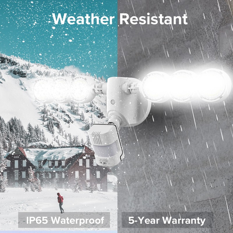 6000LM LED Floodlight PIR Motion Sensor Security Outdoor Wall Light Dusk to Dawn gallery
