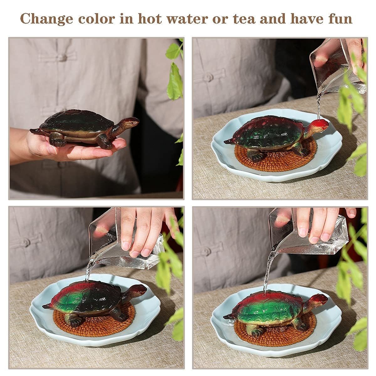 LYART Color Changeable Tea Pet Cute and Fine Kung Fu Zisha Tea Pet for Tearoom O gallery