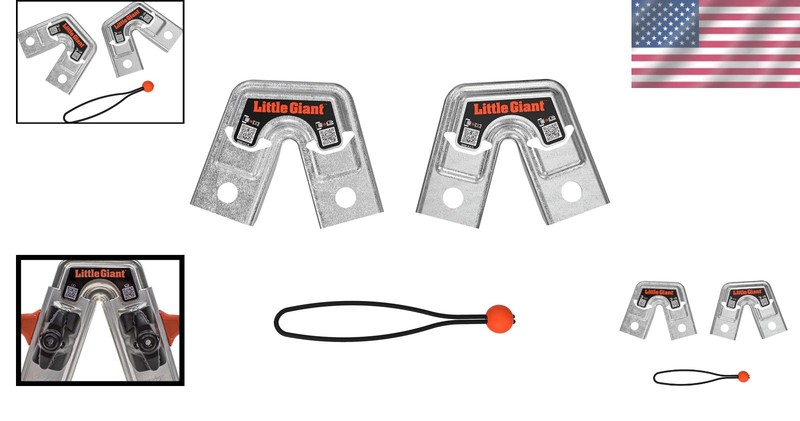 Multi-Position Aluminum Trestle Brackets - Transform Your Ladder Efficiently gallery