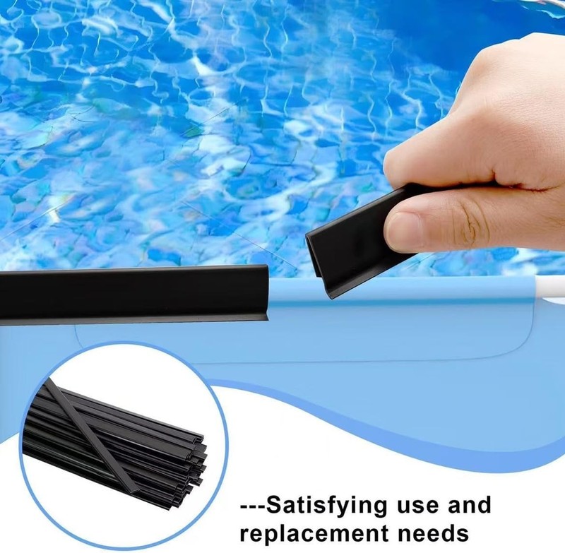 60PCS Pool Coping Strips for Overlap Above Ground Pool Liners, Pool Liner Lock C gallery