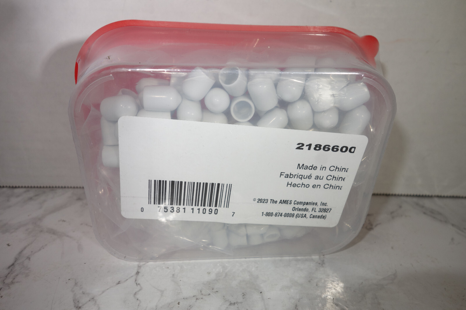 350 Pack ClosetMaid Wire Shelf End Caps Covers Pieces 50 Large 300 Small White gallery