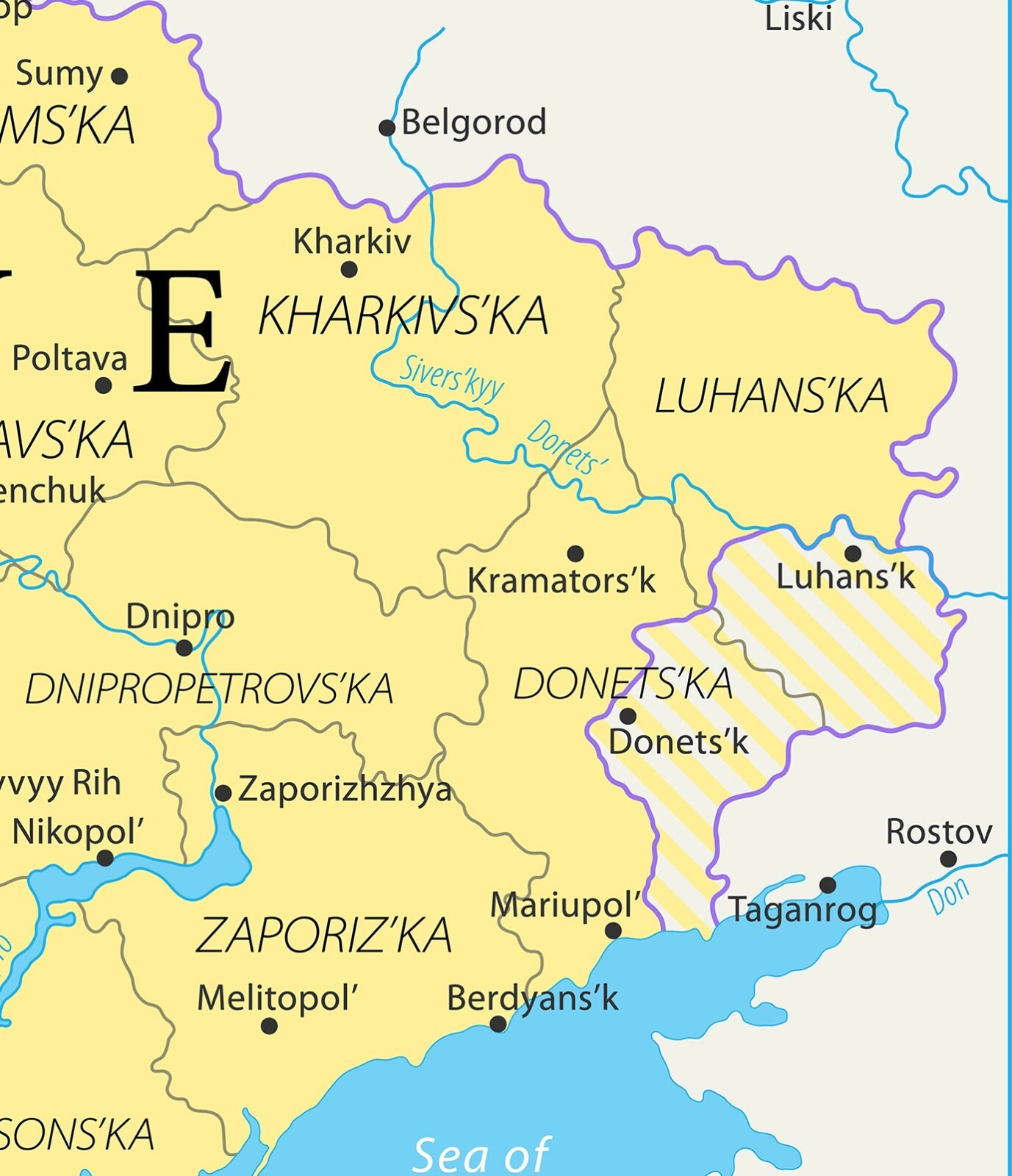 2014 CIA Ukraine Map Home School Geography Poster Print Study History gallery