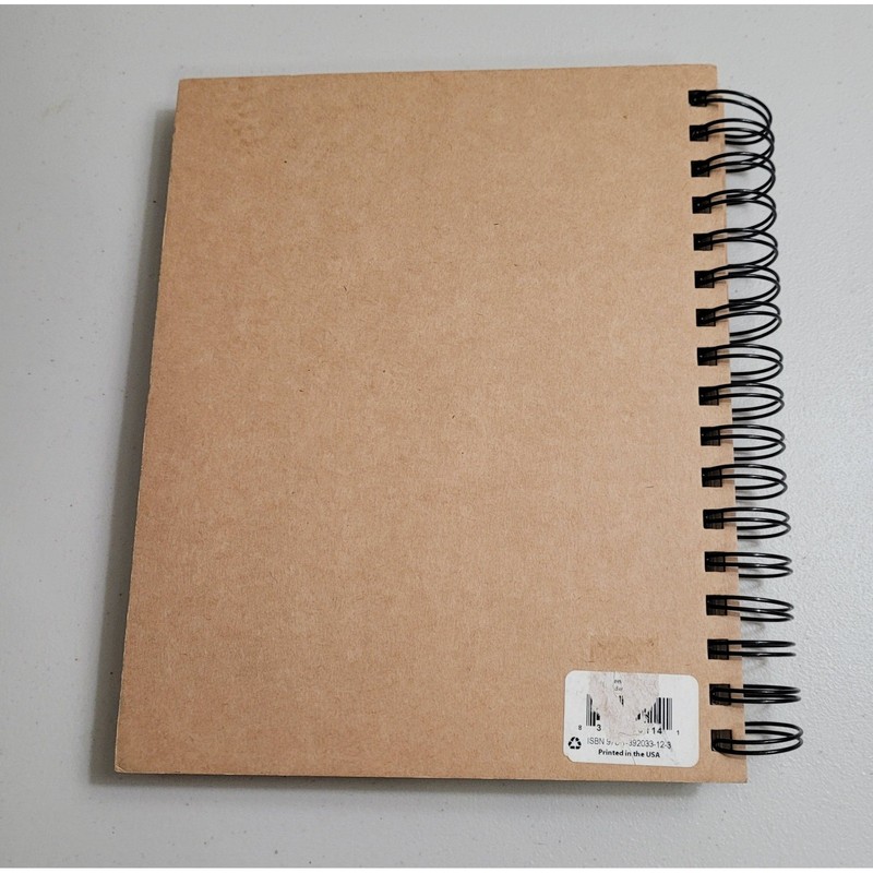 Write It Down! Gardening Journal Notebook Tan Spiral Bound 7.5x9 Guided gallery