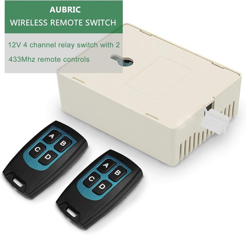 12V Relay Remote Switch Wireless RF Remote Control Switch 4 Channel Relay Mod... gallery