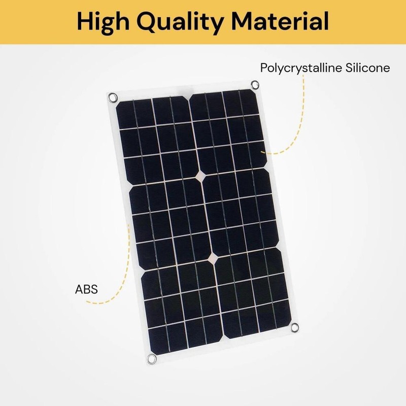300W Solar Panel Kit With 30A Controller charger for outdoor Complete 12V USB gallery
