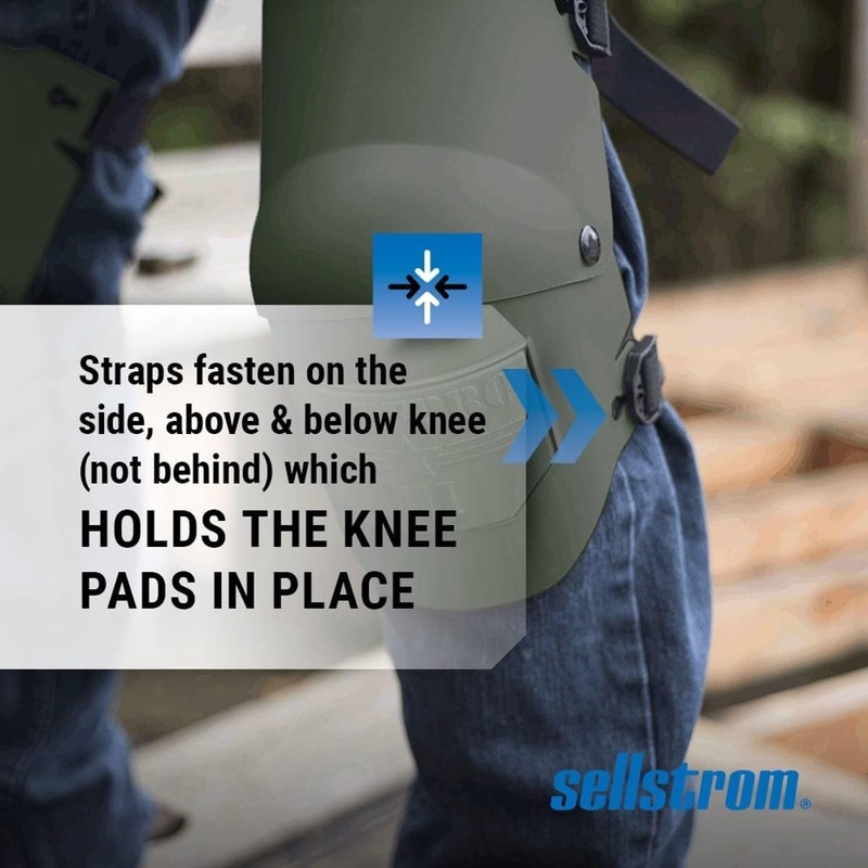 GREEN Carpenter Construction Flooring Roofing Gardening Flex Work Knee Pads gallery