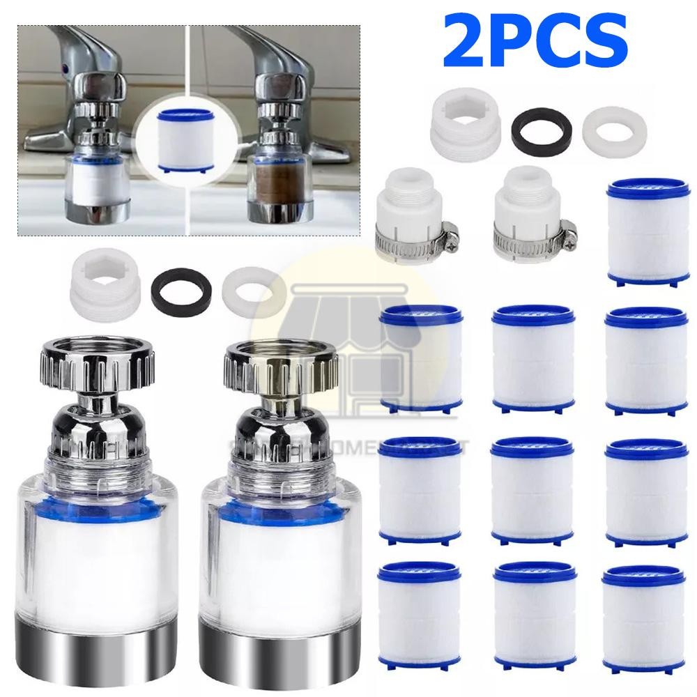 Faucet Water Filter Tap Filtration Kitchen Sink Mount Purifier System 360°Rotate gallery