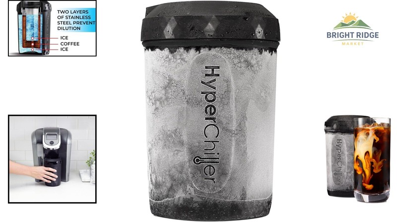Reusable Beverage Chiller for Iced Coffee and Tea - BPA Free and Dishwasher Safe gallery
