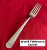 World Tableware LEADER Dinner Fork 7 1/4" Stainless Steel Flatware gallery