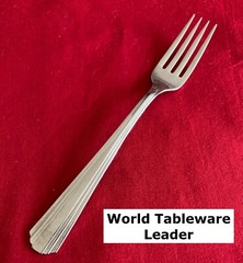 World Tableware LEADER Dinner Fork 7 1/4″ Stainless Steel Flatware