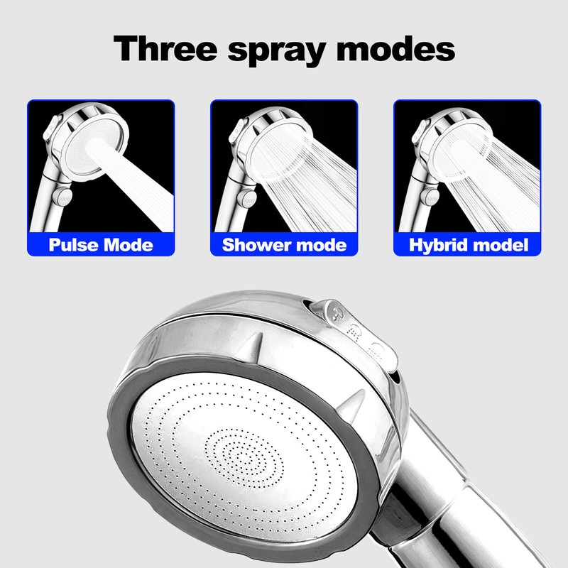 RV Shower Head Handheld Water Saving Multi-Functional RV Shower Head with Hose gallery