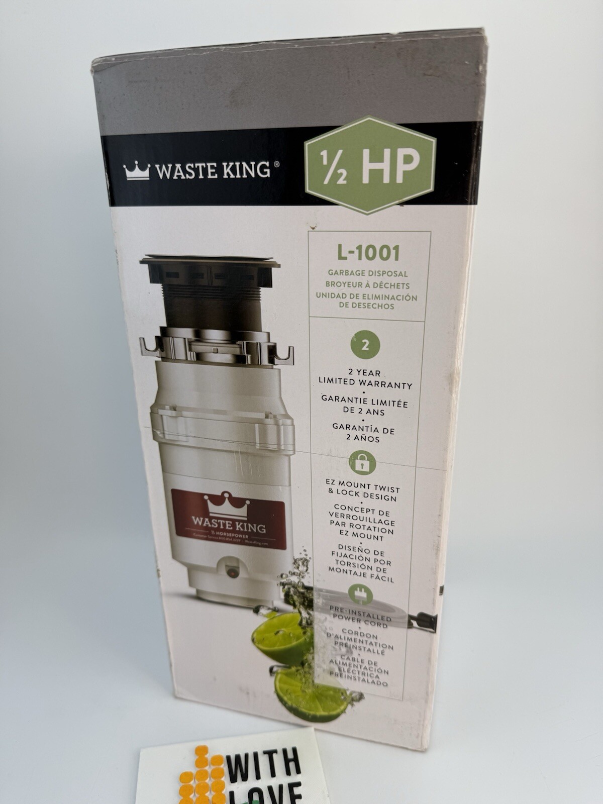 Waste King L-1001 Garbage Disposal with Power Cord gallery