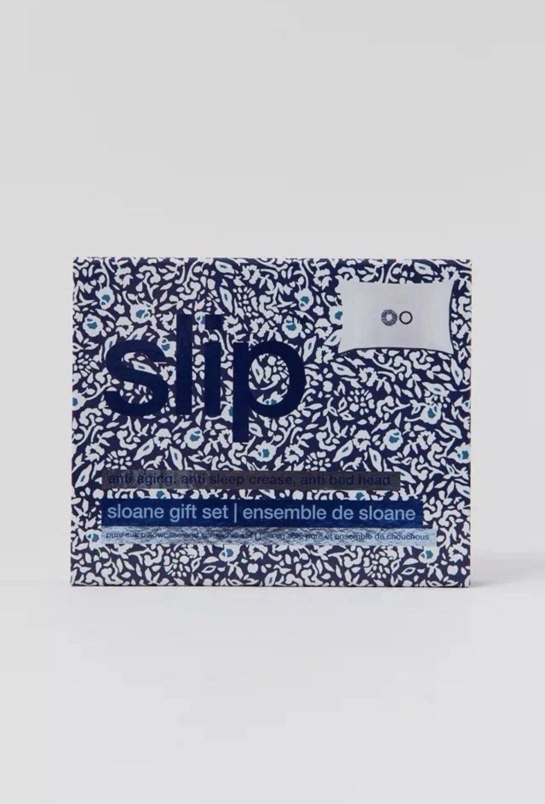 SLIP | NEW NIB Sloane Gift Set Queen Pillowcase & 2 Scrunchies 100% Silk gallery