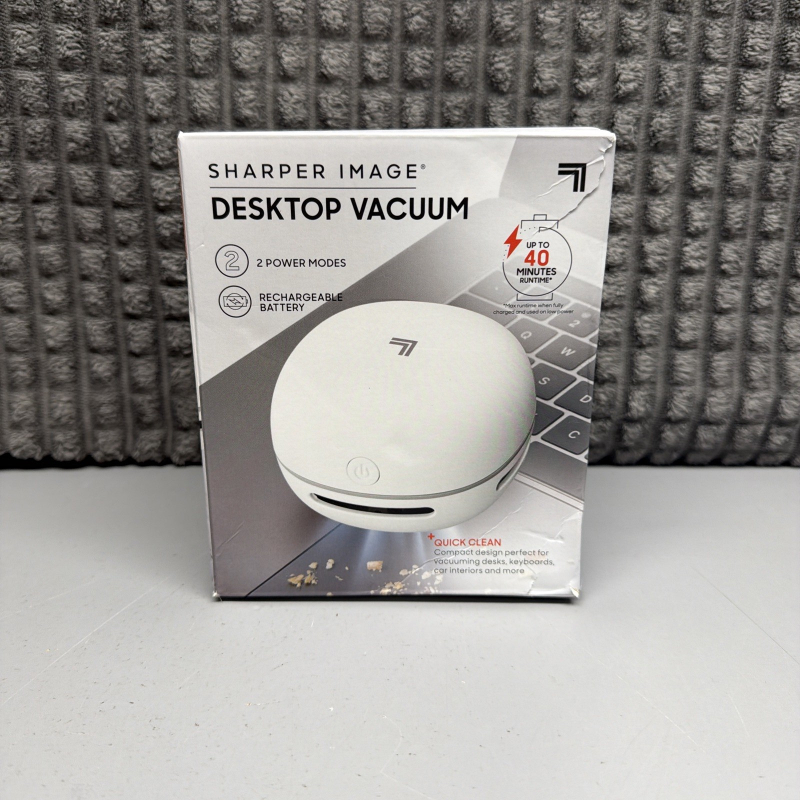 Sharper Image Desktop Cordless Handheld Vacuum White gallery