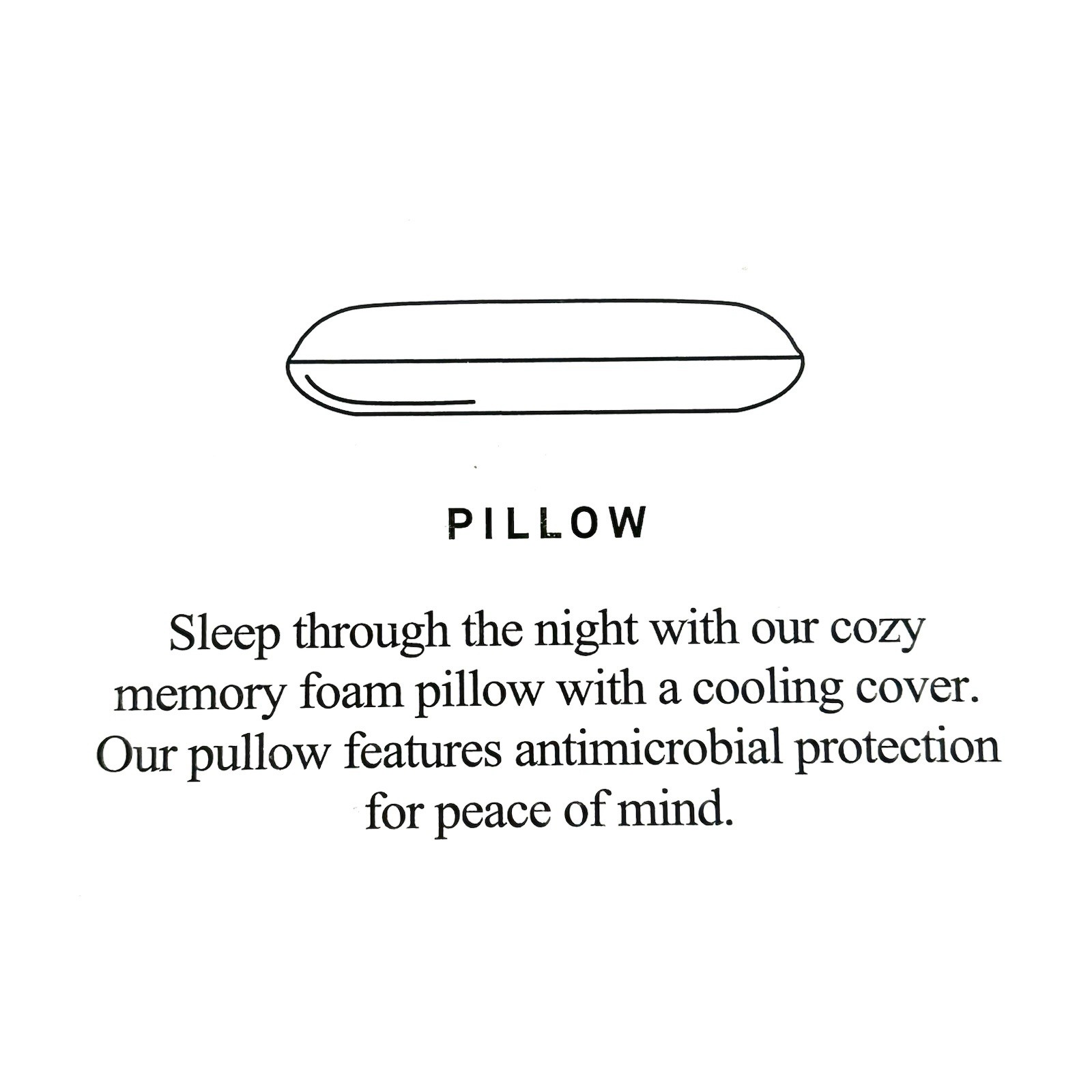 Resident Memory Foam Pillow King One Pillow New White gallery