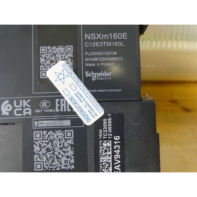 C12E3TM160L ComPacT NSXm E Switch (16kA to 415VAC), 3P 3d, 160A Connect gallery