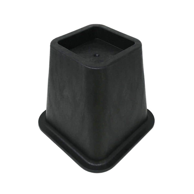 Everbilt 6 in. Black Bed Risers (4-Pack) gallery