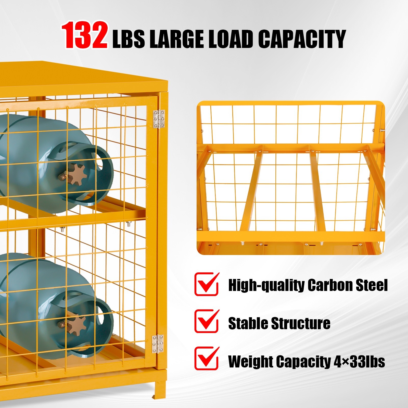 Propane Tank Storage Box,30x30x35 inch Horizontal Cylinder Storage Cabinet gallery