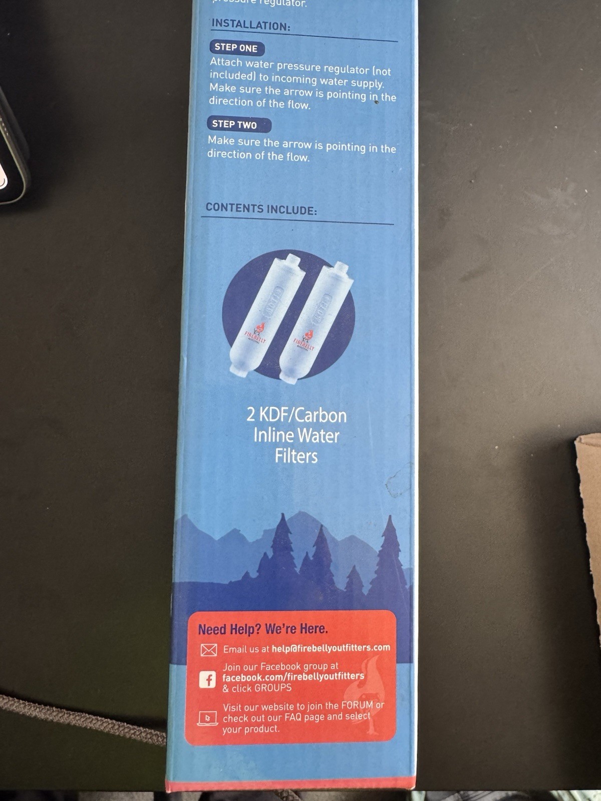 Firebelly Outfitters Inline Water Filter 2 Pack KDF/Carbon RV Marine White gallery
