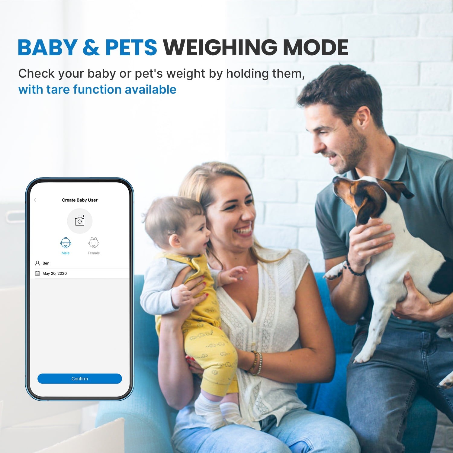 RENPHO Smart Body Fat Scale Weight Scale Body Bathroom Scale Bluetooth, 380 lbs gallery