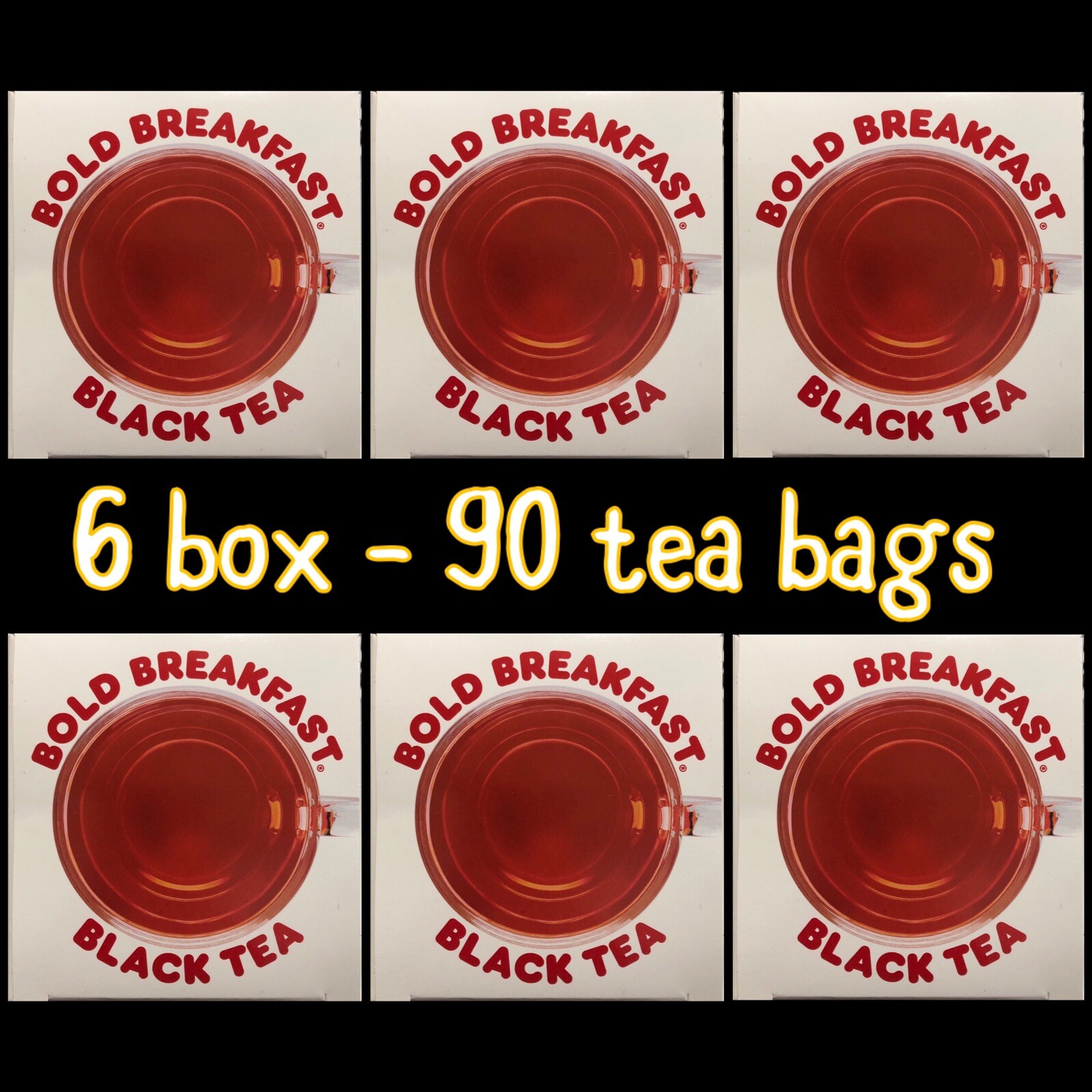 Dunkin Donuts Pyramid Sachet Tea Bold Breakfast 6 BOX Total 90 Tea Bags gallery