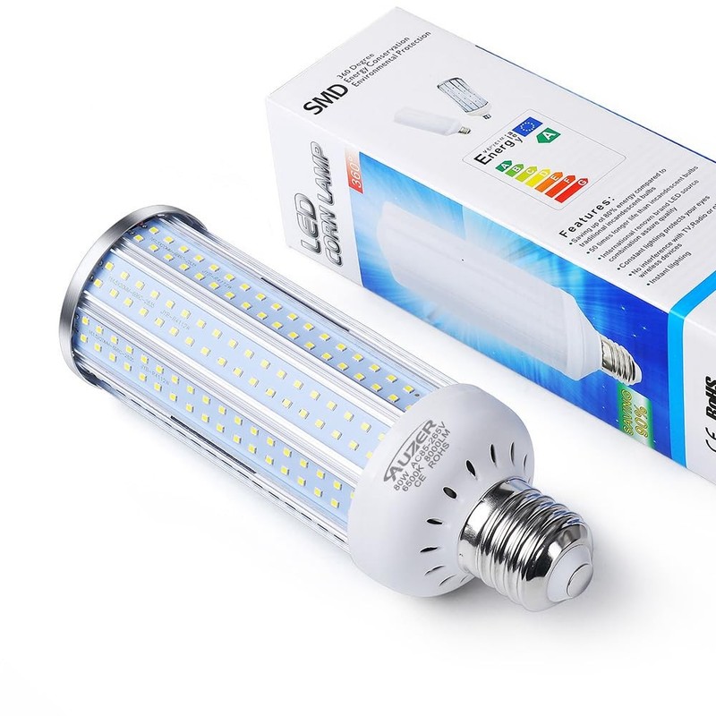 80W LED Corn Light Bulb Mogul E39 Base 8000Lumen 6500K AC 85V265V White gallery