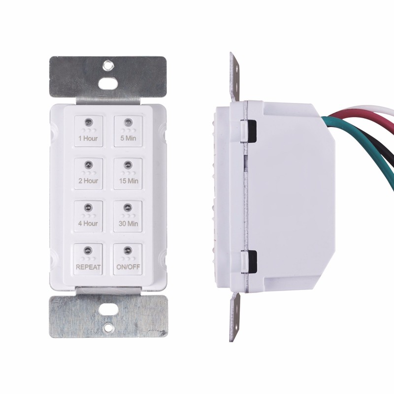 BN-LINK Countdown Digital In-wall Timer 5,15,30,60mins,2,4 hours for lights gallery