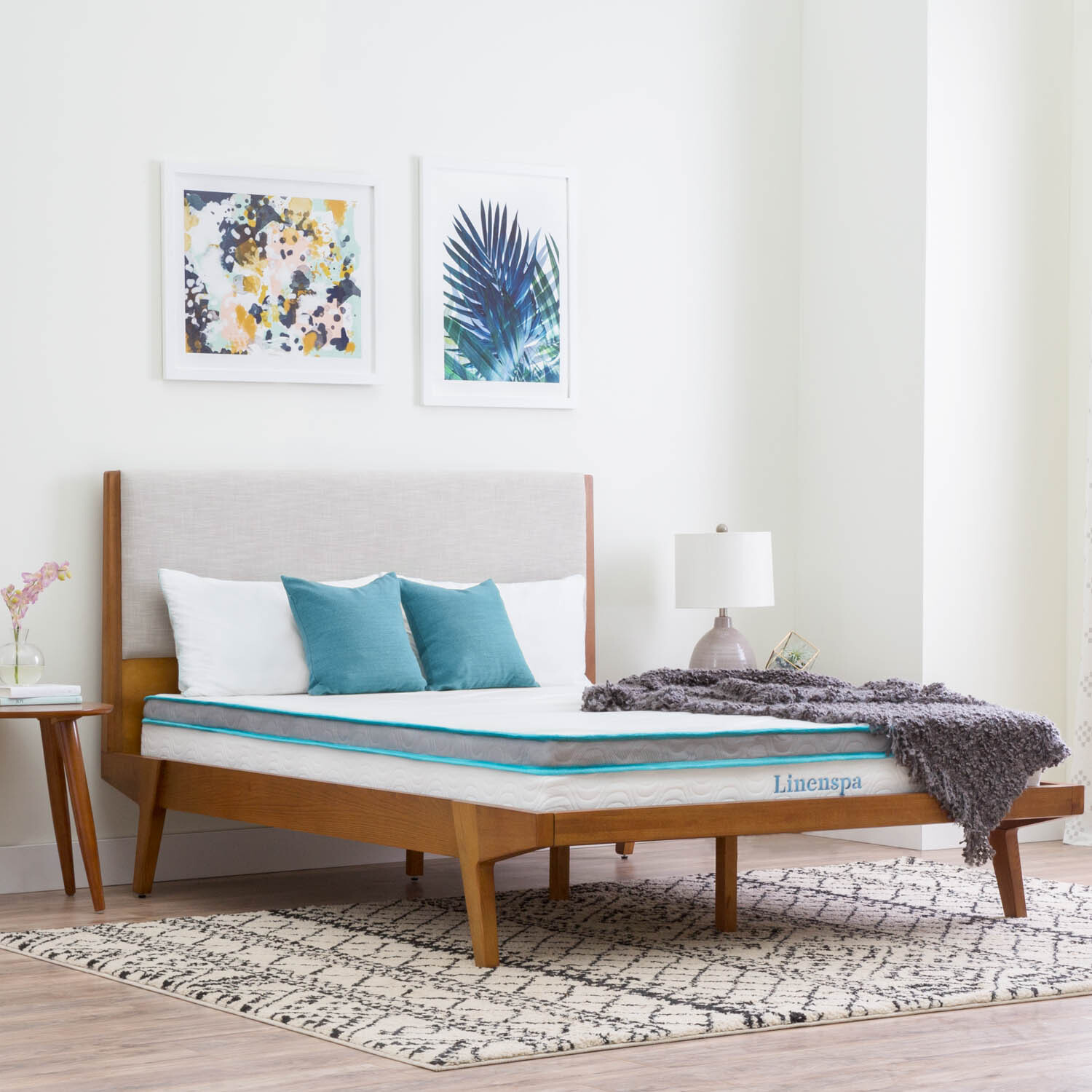 Linenspa 8 Inch Memory Foam and Innerspring Hybrid Medium-Firm Mattress gallery