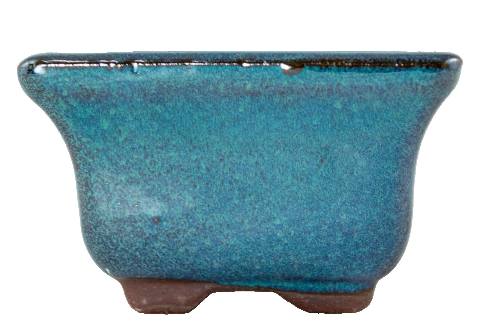 Square Green Mame Bonsai, Succulent & Accent Plants Pot 3.25"x 3.25"x 2" + Mesh gallery