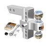 LOCAME Adjustable Trailer Hitch, Fits 2.5-Inch Receiver, 6-Inch Drop/Rise Alu... gallery