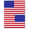 American Flag Magnet Decals, Opposing 2 Pack, 5x8 Inches, Automotive Magnet gallery
