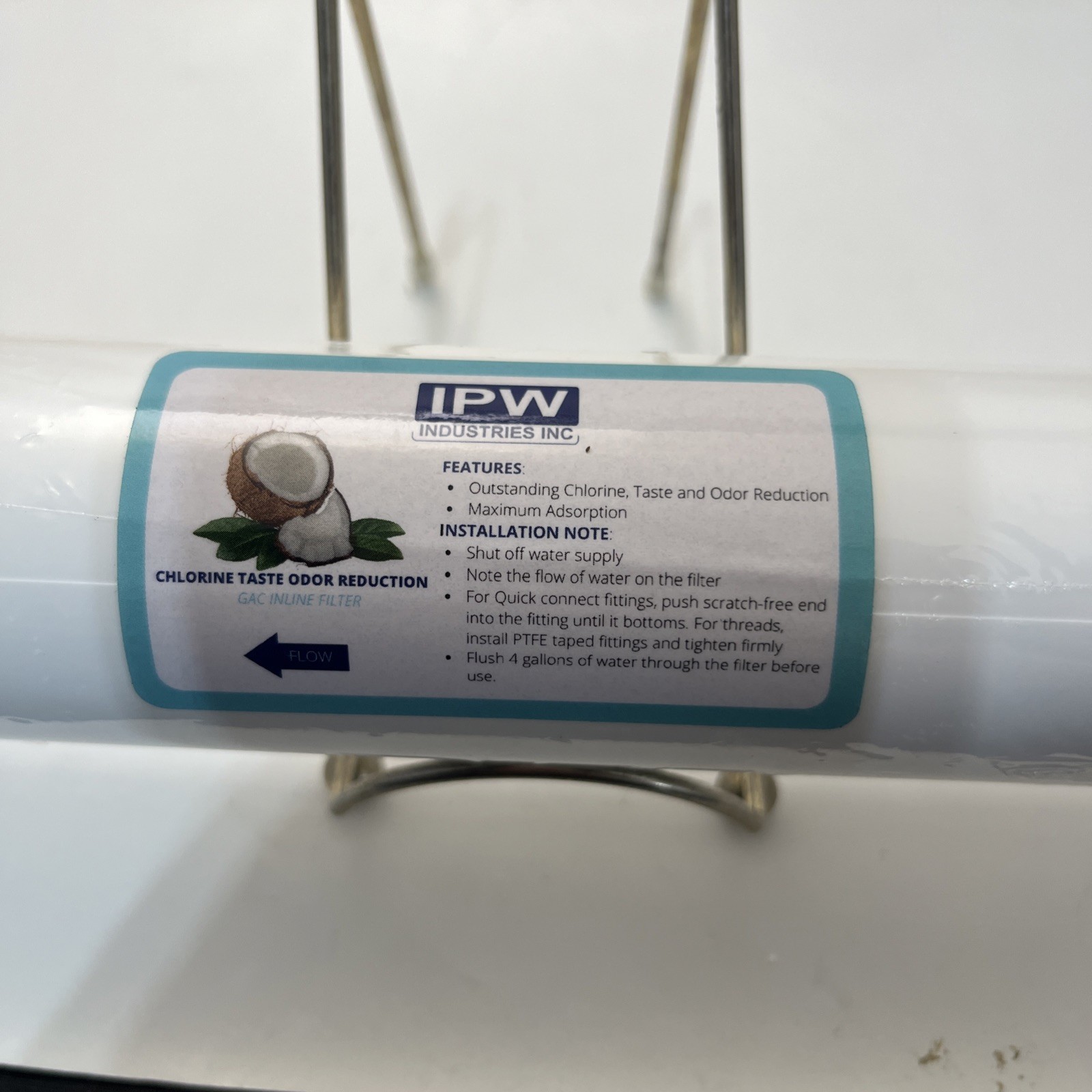 IPW Chlorine Taste Odor Reduction GAC Inline Filter gallery