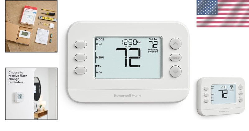 User-Friendly Programmable Thermostat with Custom Scheduling and Easy Install gallery