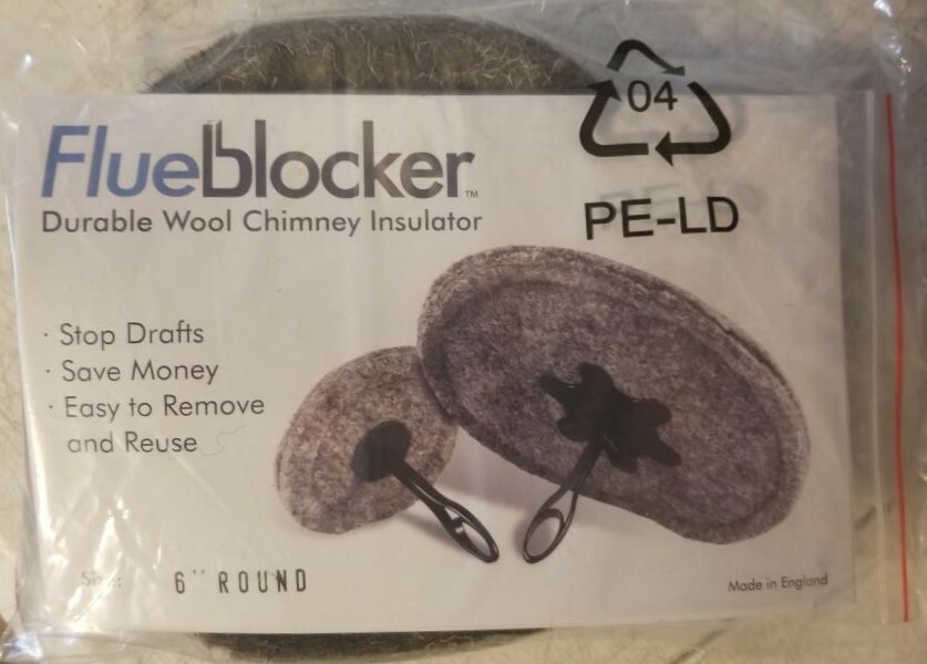Round Flueblocker Chimney Draft Stopper, Wool Chimney Sheep gallery