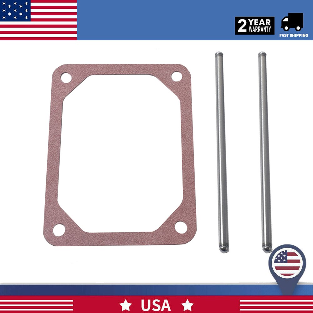 For Briggs & Stratton Push Rod Set & Valve Cover Gasket 690981 690982 690971