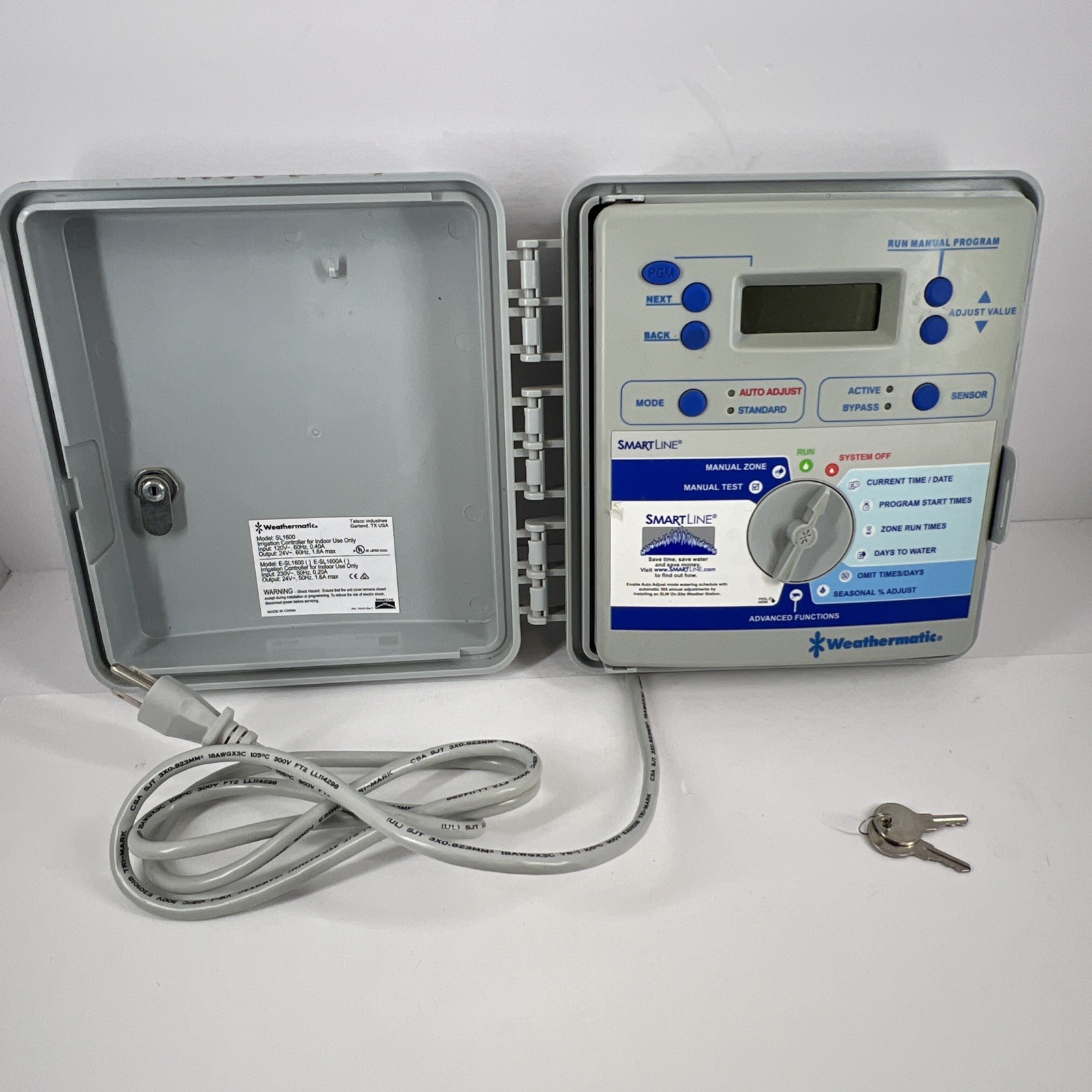 Weathermatic SL-1600 SmartLine Irrigation Controller W/ Key & Case Tested gallery