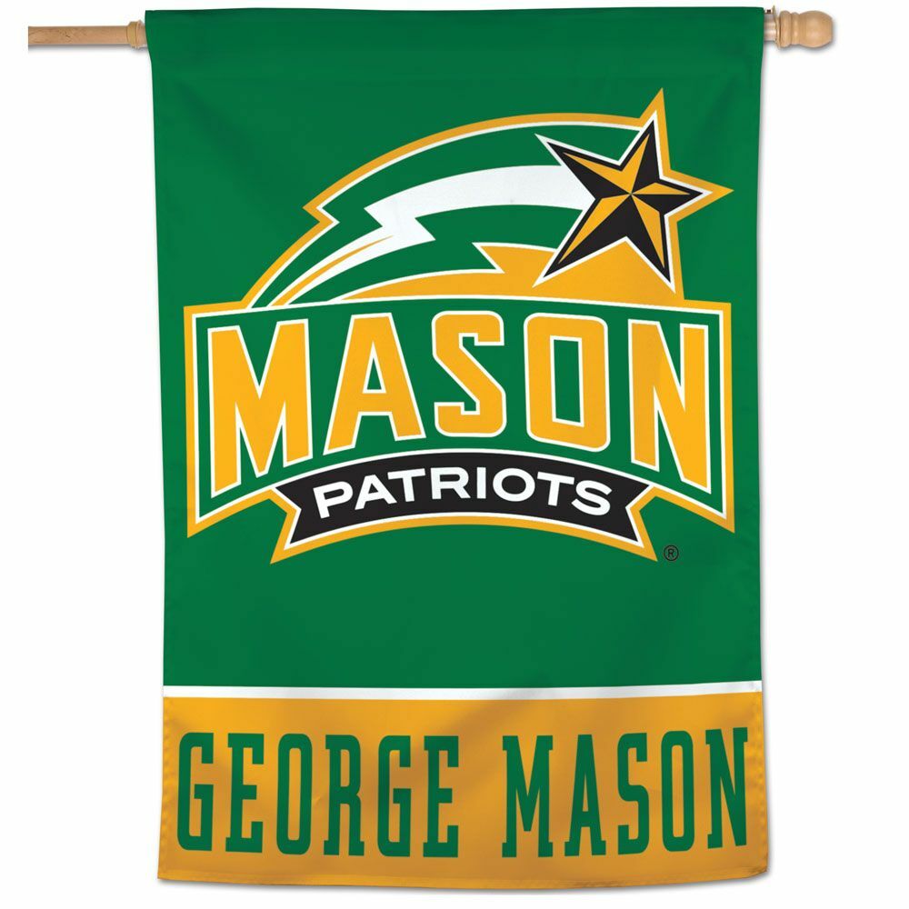 GEORGE MASON PATRIOTS VERTICAL POLE SLEEVE FLAG 28" X 40 gallery