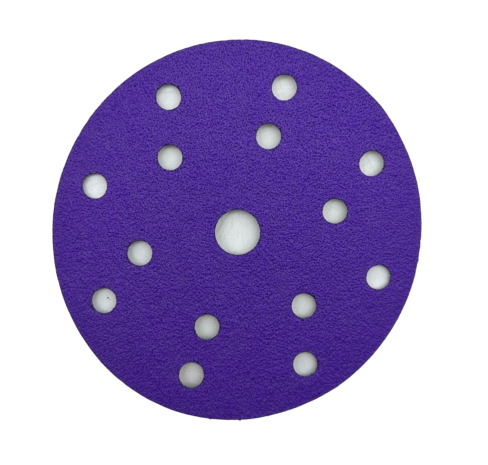 25PCS 6 Inch 15 Hole Purple Ceramic Sanding Discs 150mm 240 Grit Hook and Loop gallery