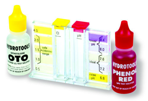 Hydrotools Swimming Pool Test Kit PH BROMINE CHLORINE Easy Check Solutions 8410 gallery